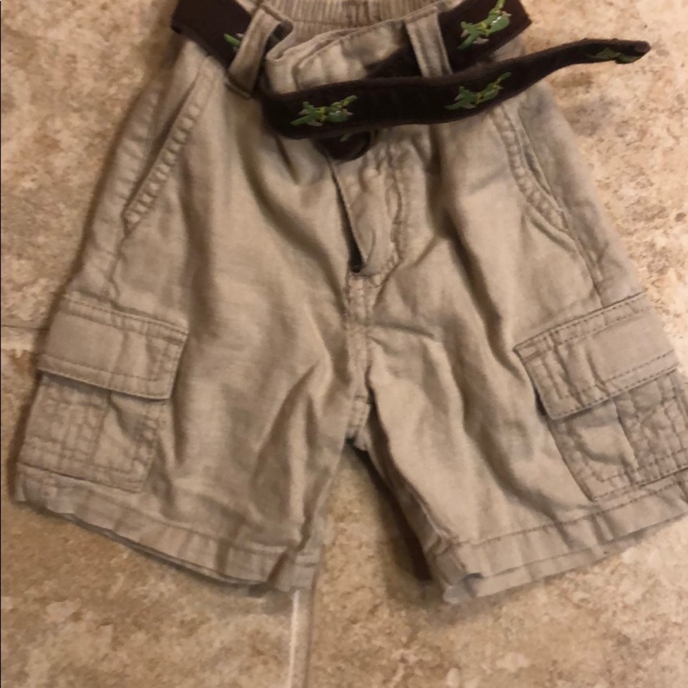 Gymboree Linen Cargo Shorts 6-12 months